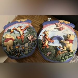 Poohs Honey pot adventures collection hanging plates